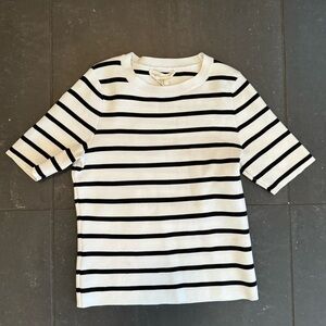 Striped basic tee